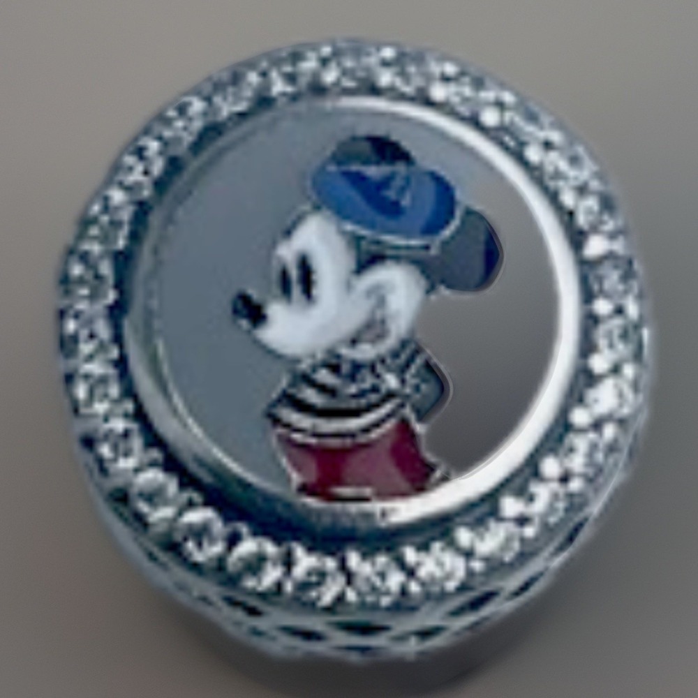 Disney Parks 2025 Epcot France Mickey Pandora Charm Exclusive Double Sided NEW